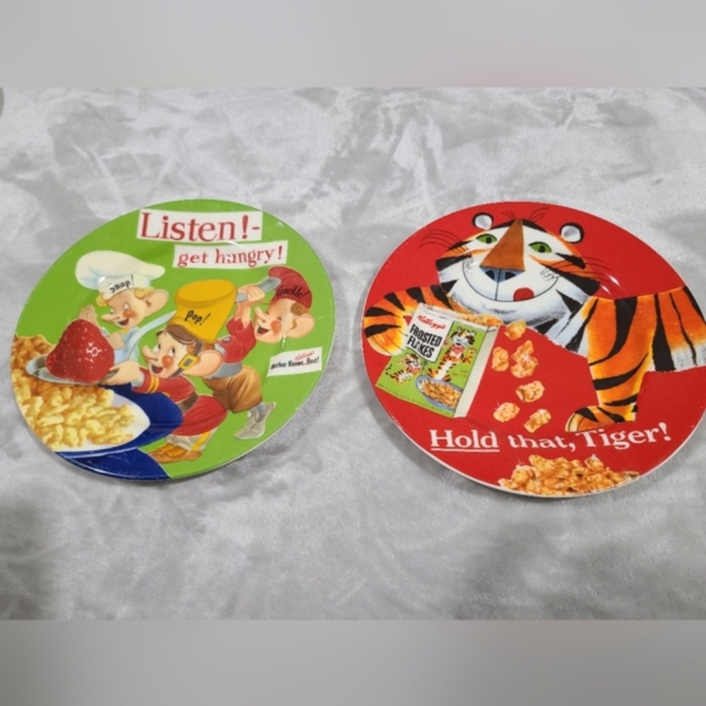 Vintage kellogs salad plates (2)